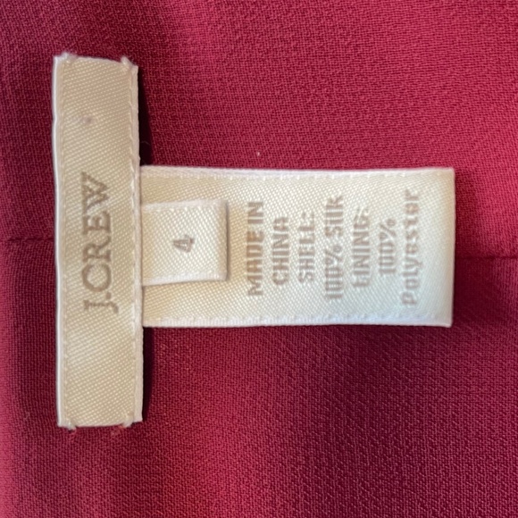 J. Crew Dupree Silk sz 4 lined, beautiful dress, sweeping skirt - Picture 3 of 5